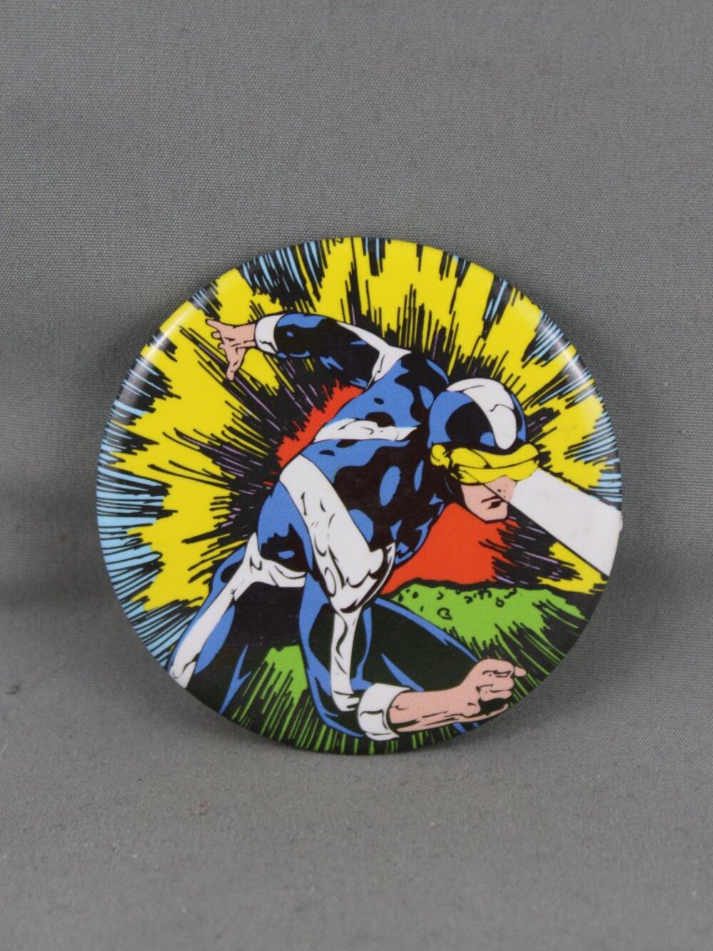 Vintage Marvel Comics Pin - Cyclops - Celluloid Pin
